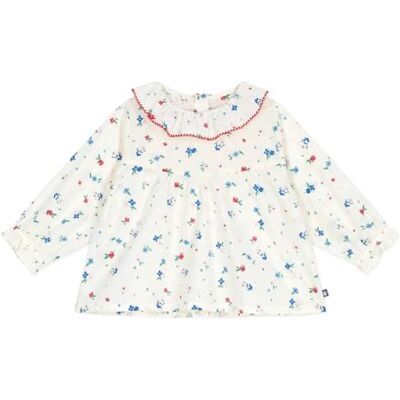 Petit Bateau Baby Girl Day-kläder, marshmallow/multico, 6 M�nader Petit Bateau Baby Girl Day-kläder, marshmallow/multico, 6 M�nader