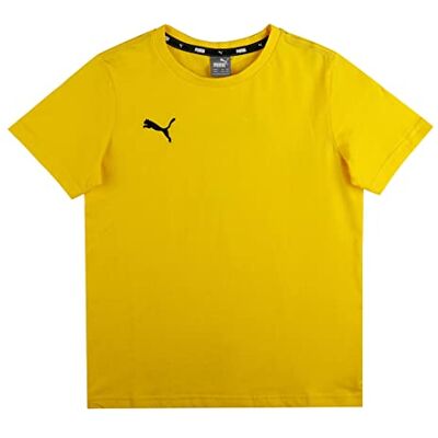 PUMA Unisex Kinder, teamGOAL 23 Casuals Tee Jr T-shirt, Cyber Yellow, 164 PUMA Unisex Kinder, teamGOAL 23 Casuals Tee Jr T-shirt, Cyber Yellow, 164