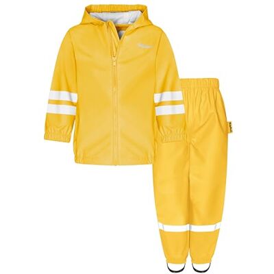 Playshoes Basic Regnsparkdräkt, Uni Bundle, gul, 98 unisex, barn och tonåringar Playshoes Basic Regnsparkdräkt, Uni Bundle, gul, 98 unisex, barn och tonåringar