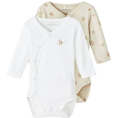NAME IT Unisex babybody, Regnig dag, 56 NAME IT Unisex babybody, Regnig dag, 56