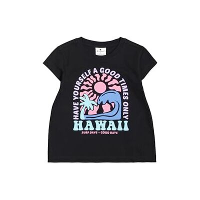Champion Flicka Legacy Girl-Graphic Crewneck T-shirt, Svart (Kk001), 11-12 år Champion Flicka Legacy Girl-Graphic Crewneck T-shirt, Svart (Kk001), 11-12 år