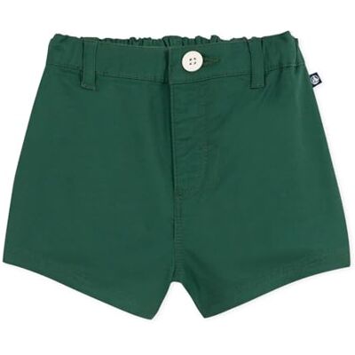Petit Bateau Babyshorts i vanlig bomullstwill Petit Bateau Babyshorts i vanlig bomullstwill