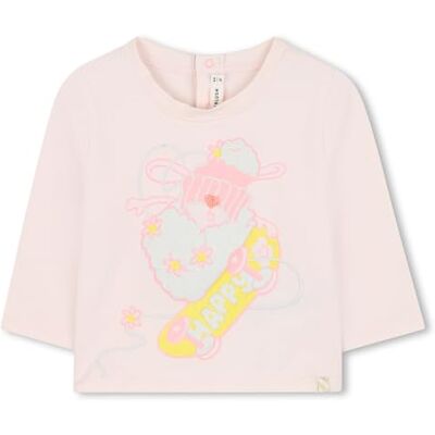 Billieblush U21265 t-shirt för flickor, Rosa, 6 månader Billieblush U21265 t-shirt för flickor, Rosa, 6 månader