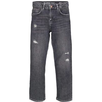 Garcia Kids Flickor jeans, Grå destroy, 152 cm Garcia Kids Flickor jeans, Grå destroy, 152 cm