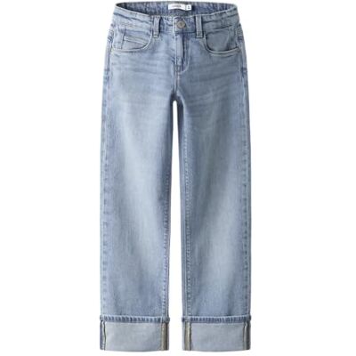 NAME IT Nkfrose raka vikta jeans 4224-Az Noos, Ljusblå denim, 128 NAME IT Nkfrose raka vikta jeans 4224-Az Noos, Ljusblå denim, 128