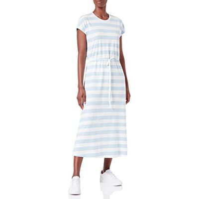 ONLY Dam Onlmay S/S midi randig klänning JRS klänning, Kashmirblå/ränder: molndansare (kia), M ONLY Dam Onlmay S/S midi randig klänning JRS klänning, Kashmirblå/ränder: molndansare (kia), M