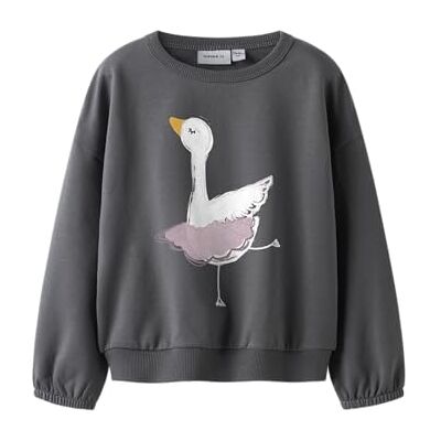 NAME IT NAMN IT Flicka Nmfswana Ls Sweat Bru, Lava Smoke, 110, Lava Smoke, 110 NAME IT NAMN IT Flicka Nmfswana Ls Sweat Bru, Lava Smoke, 110, Lava Smoke, 110