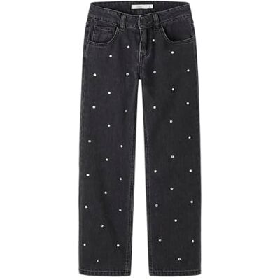 NAME IT Bestseller A/S Jeans för flickor, Svart, 122 NAME IT Bestseller A/S Jeans för flickor, Svart, 122