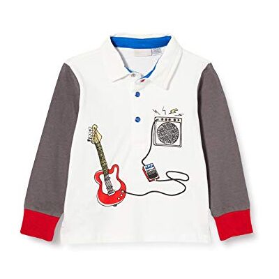 Chicco Baby pojkar polo Maniche Lunghe pikétröja, VIT, 74 cm Chicco Baby pojkar polo Maniche Lunghe pikétröja, VIT, 74 cm