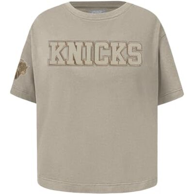 Pro Standard Big Girls NBA neutral bomull kortärmad boxy Tee, toupe, S Pro Standard Big Girls NBA neutral bomull kortärmad boxy Tee, toupe, S