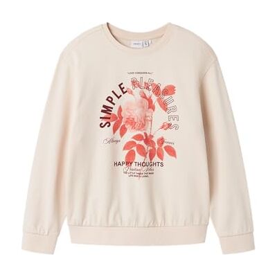 NAME IT Namn IT flicka Nkfhekki Ls Nreg sweat unb box, Solkudde, 134-140 NAME IT Namn IT flicka Nkfhekki Ls Nreg sweat unb box, Solkudde, 134-140