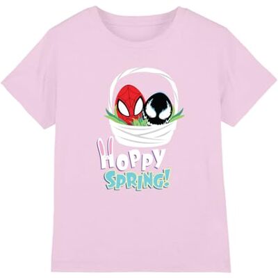 Marvel flickor Spiderman Hoppy Spring Girls T Shirt T-tröja Marvel flickor Spiderman Hoppy Spring Girls T Shirt T-tröja