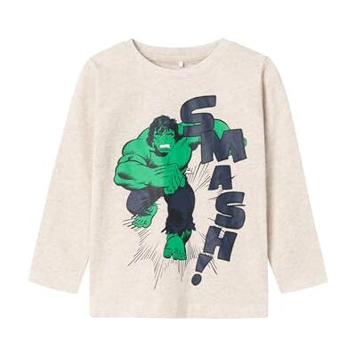 NAME IT Pojkar Nmmnimbus Marvel Ls Top Box Mar långärmad tröja, Peyote melange, 86 NAME IT Pojkar Nmmnimbus Marvel Ls Top Box Mar långärmad tröja, Peyote melange, 86