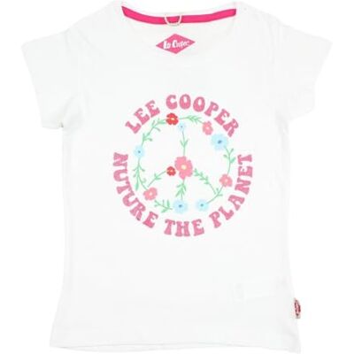 Lee Cooper flicka Maglietta Ragazza kortärmad skjorta, Vit, 12 år Lee Cooper flicka Maglietta Ragazza kortärmad skjorta, Vit, 12 år