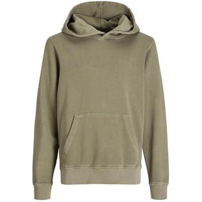 JACK & JONES Pojke, huvtröja, enfärgad huvtröja, junior, Silversalvia, 152 JACK & JONES Pojke, huvtröja, enfärgad huvtröja, junior, Silversalvia, 152