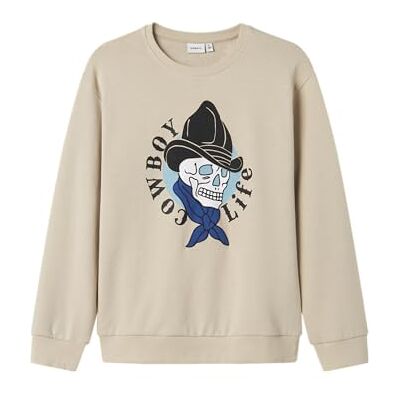 NAME IT Pojkar Nkmkandy Ls Nreg sweat unb box, Peyote, 122-128 NAME IT Pojkar Nkmkandy Ls Nreg sweat unb box, Peyote, 122-128
