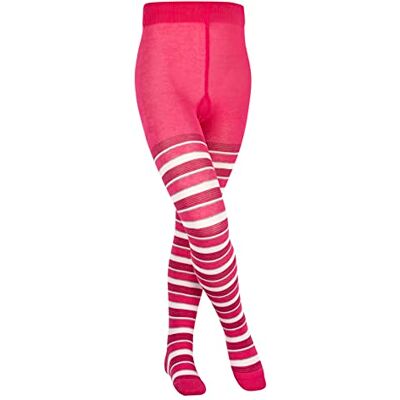 FALKE Unisex barn blandade randiga strumpbyxor bomull svart blå många fler färger förstärkta barnstrumpbyxor med mönster ogenomskinliga bomullsstrumpbyxor färgglada med ränder 1 styck, Rosa (glansig 8550), 80-92 FALKE Unisex barn blandade randiga strumpbyxor bomull svart blå många fler färger förstärkta barnstrumpbyxor med mönster ogenomskinliga bomullsstrumpbyxor färgglada med ränder 1 styck, Rosa (glansig 8550), 80-92