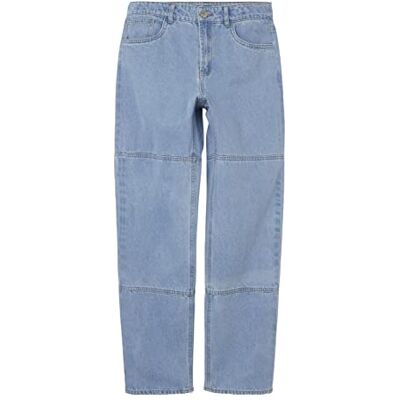 NAME IT pojkar Nlmizzatoknee DNM pappa raka byxor, Ljusblå denim, 158 NAME IT pojkar Nlmizzatoknee DNM pappa raka byxor, Ljusblå denim, 158
