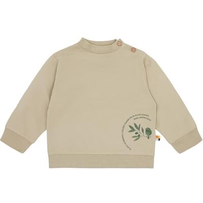 loud + proud unisex barn färgade med växtfärger, GOTS certifierad sweatshirt, OLIV, 98-104 loud + proud unisex barn färgade med växtfärger, GOTS certifierad sweatshirt, OLIV, 98-104