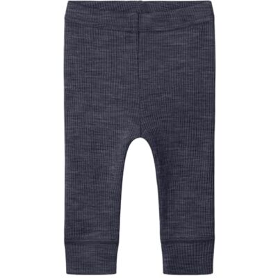 NAME IT unisex Nbnwax ull revben leggings Noos, Amber blå, 62 NAME IT unisex Nbnwax ull revben leggings Noos, Amber blå, 62