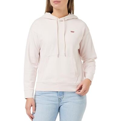Levi's Huvtröja för kvinnor, standard, mauve chhalk, XXS Levi's Huvtröja för kvinnor, standard, mauve chhalk, XXS