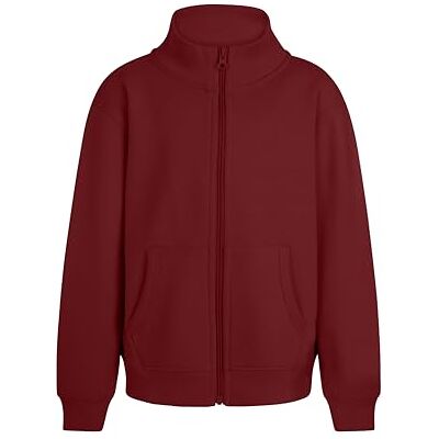 Mukua SZ270K Cooper Kids; tröja för barn med dragkedja, färg crimson; storlek 12/14, Crimson, 12-14 år Mukua SZ270K Cooper Kids; tröja för barn med dragkedja, färg crimson; storlek 12/14, Crimson, 12-14 år