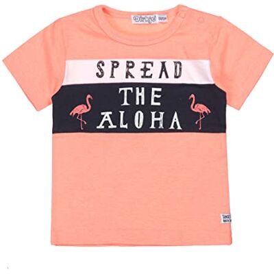 DIRKJE Boy's Shirt, Neon Coral, 98 DIRKJE Boy's Shirt, Neon Coral, 98