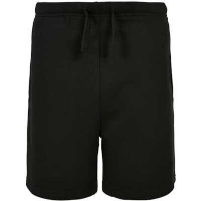 Build Your Brand barnshorts barn basic sweatshorts, korta träningsbyxor för pojkar och flickor, storlekar 110/116-158/164, svart, 134-140 Build Your Brand barnshorts barn basic sweatshorts, korta träningsbyxor för pojkar och flickor, storlekar 110/116-158/164, svart, 134-140