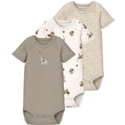 NAME IT Namn det unisex Nbnbody 3P Ss Animal Noos, Jet Stream, Numeric_50, Jet Stream, numeric_50 NAME IT Namn det unisex Nbnbody 3P Ss Animal Noos, Jet Stream, Numeric_50, Jet Stream, numeric_50