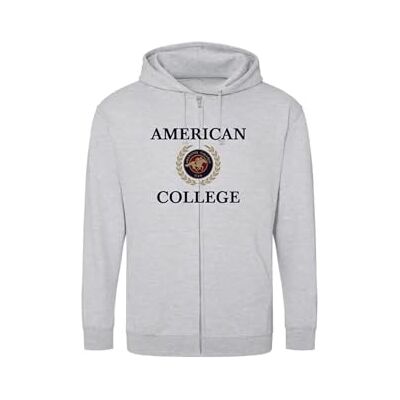 AMERICAN COLLEGE USA Tröja tröja med tryck varma kläder unisex barn pojkar och flickor casual modell ACSZW7 MELL grå 12 år, Färg: grå, 12 �r AMERICAN COLLEGE USA Tröja tröja med tryck varma kläder unisex barn pojkar och flickor casual modell ACSZW7 MELL grå 12 år, Färg: grå, 12 �r