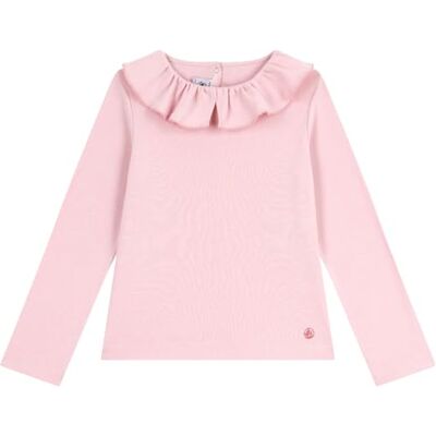 Petit Bateau Långärmad T-shirt för barn i enfärgad bomull, Vacker, 12 �r Petit Bateau Långärmad T-shirt för barn i enfärgad bomull, Vacker, 12 �r