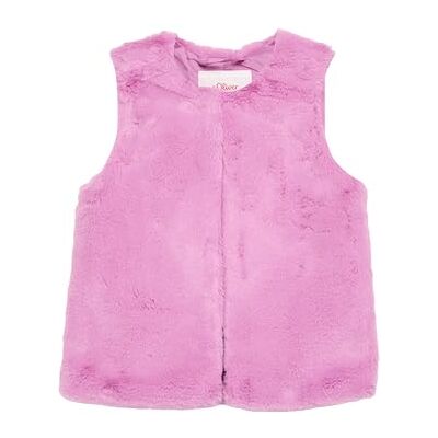 s.Oliver väst av fuskpäls, ROSA, 116 s.Oliver väst av fuskpäls, ROSA, 116
