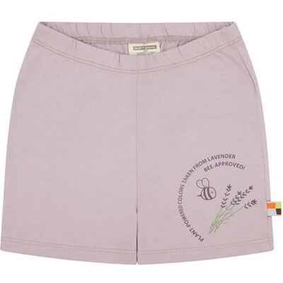 loud + proud unisex barn färgade med växtfärger, GOTS certifierade shorts, Lavendel, 62-68 loud + proud unisex barn färgade med växtfärger, GOTS certifierade shorts, Lavendel, 62-68