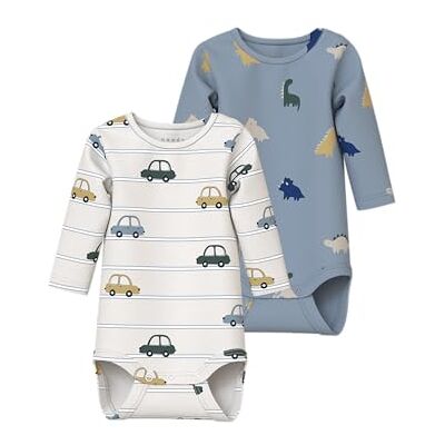 NAME IT Nbmvroels för män, 2P Ls Body Box, Cloud Dancer, Numeric_74 (2-pack), Molndansare, numeric_74 NAME IT Nbmvroels för män, 2P Ls Body Box, Cloud Dancer, Numeric_74 (2-pack), Molndansare, numeric_74
