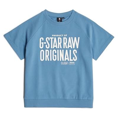 G-STAR Flicka SLess regular tröja, Blå (Dk Azur D25569-01-040), 14 år G-STAR Flicka SLess regular tröja, Blå (Dk Azur D25569-01-040), 14 år