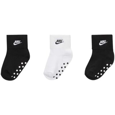 NIKE Core Futura Gripper Strumpor för bebis, Black, 12/24 månader NIKE Core Futura Gripper Strumpor för bebis, Black, 12/24 månader