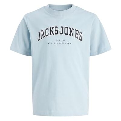 JACK & JONES Jjecaleb Varsity Tee SS O-Neck Noos Jnr, Celestial Blå, 14 År Män, Himmelsblå, 164 JACK & JONES Jjecaleb Varsity Tee SS O-Neck Noos Jnr, Celestial Blå, 14 År Män, Himmelsblå, 164