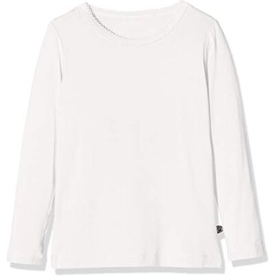 MINYMO Flickor långärmad bekväm kvalitet blus, Vit (vit 100), 146 cm MINYMO Flickor långärmad bekväm kvalitet blus, Vit (vit 100), 146 cm