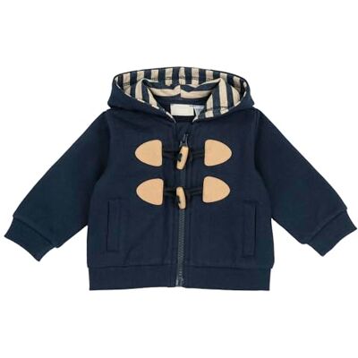 Chicco Sweatshirt med dragkedja för pojkar, Mörkblå, 18 månader Chicco Sweatshirt med dragkedja för pojkar, Mörkblå, 18 månader
