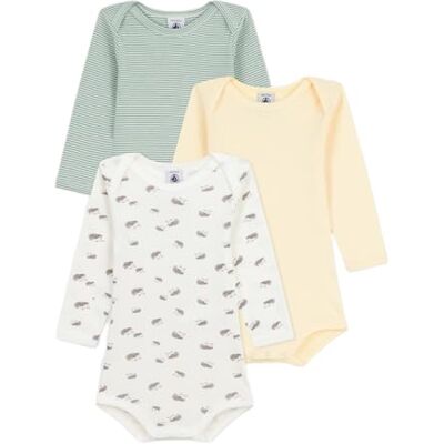 Petit Bateau Set X3 Bod underkläder för baby Day (set med 3), variant 1_34, 18 M�nader Petit Bateau Set X3 Bod underkläder för baby Day (set med 3), variant 1_34, 18 M�nader