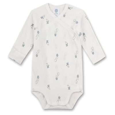 Sanetta bebispojkar wrap body, Vit sten, 44 Sanetta bebispojkar wrap body, Vit sten, 44