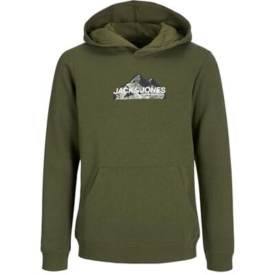 JACK & JONES barns huvtröja logotyp huvtröja mini, Cypress, 104 JACK & JONES barns huvtröja logotyp huvtröja mini, Cypress, 104