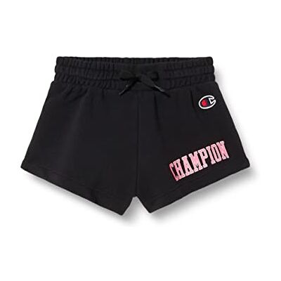 Champion Shorts för flickor och flickor, Svart, 5-6 anni Champion Shorts för flickor och flickor, Svart, 5-6 anni