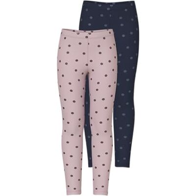 NAME IT Nkfvivian 2P glitterleggings, Burnished Lilac, 164 NAME IT Nkfvivian 2P glitterleggings, Burnished Lilac, 164