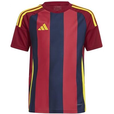 adidas unisex barn Striped 24 Jersey Kids Shirt, team navy blue 2/team coll burgundy 2/team yellow, 5-6 Years adidas unisex barn Striped 24 Jersey Kids Shirt, team navy blue 2/team coll burgundy 2/team yellow, 5-6 Years