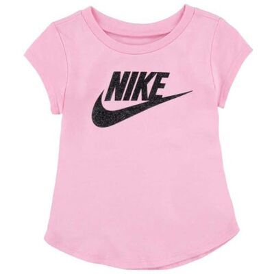 NIKE Futura S/S T-tröja för flickor, Just Pink, 12 månader NIKE Futura S/S T-tröja för flickor, Just Pink, 12 månader