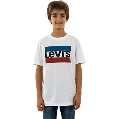 Levi's pojkar sportkläder logo t-shirt pojke, Vitt, 14 år Levi's pojkar sportkläder logo t-shirt pojke, Vitt, 14 år