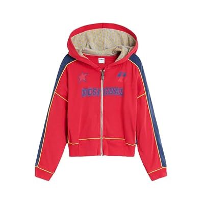 Desigual Sweatshirt för flickor röd 3/4 Desigual Sweatshirt för flickor röd 3/4