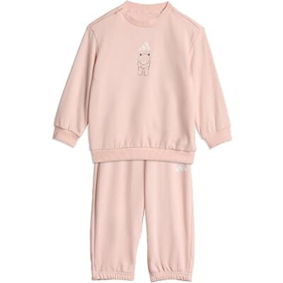 adidas Uniseks niemowleta TIRO_NSTER JOGGER SET, blush pink/white, 18-24 Months adidas Uniseks niemowleta TIRO_NSTER JOGGER SET, blush pink/white, 18-24 Months