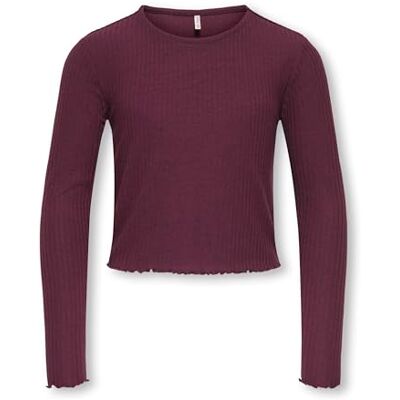 ONLY Kognella L/S O-hals topp JRS Noos, mauve wine, 134-140 ONLY Kognella L/S O-hals topp JRS Noos, mauve wine, 134-140